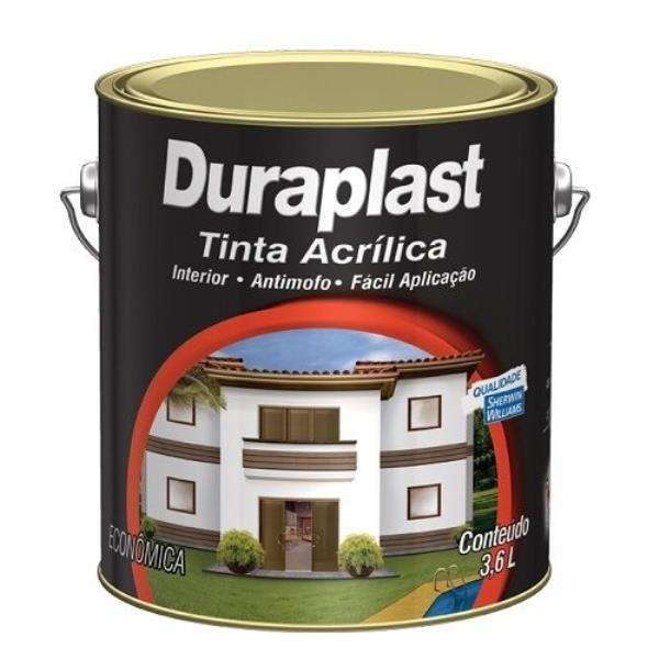 TINTA DURAPLAST ACRIL BRANCO GL 3 6 JPrime Ferramentas